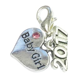Baby Girl 2017 Clip on Charm