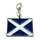 Rectangular Scottish Flag / The Saltire / St Andrew's Cross / Scotland Flag Clip On Charm
