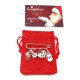 My First Christmas 2022 Nappy Safety Pin Keepsake Charms with Christmas Stocking and Snowman