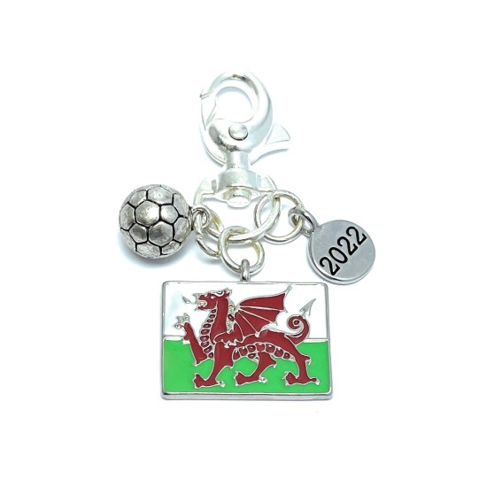Wales World Cup 2022 Welsh Flag Keyring