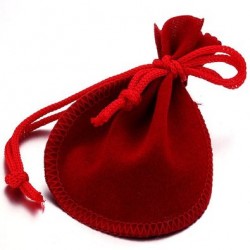 Be My Valentine - Valentine's Day Clip on Charm in a Red Velvet Gift Bag 