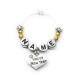 Personalised Happy New Year Glass Charm
