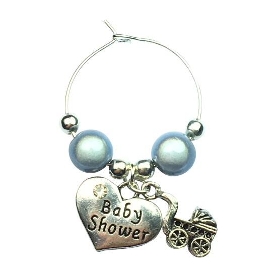 Baby Shower Charm with Pram - 3 Options