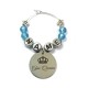 Personalised Gin Queen Stem Glass Charm