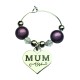 Mum Design Wine Glass Charm