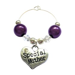 Special Mother Wine Glass Charm