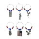 America - United States Wine Glass Charms