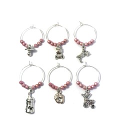Baby Shower Glass Charms