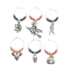 Halloween Party Glass Charms