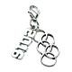 Team GB 2016 - Olympic Rings Charm and 2016 Charm Clip on Charm
