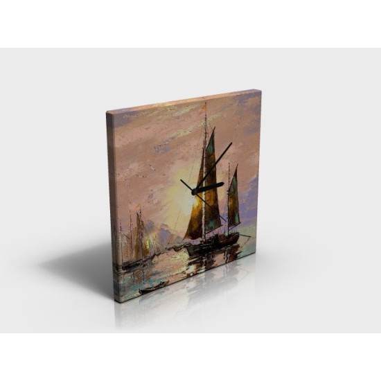 Sailing Boats On The Sea Canvas Print