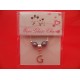 Silver Plated Personalised Letter 'G' Wine Glass Charm